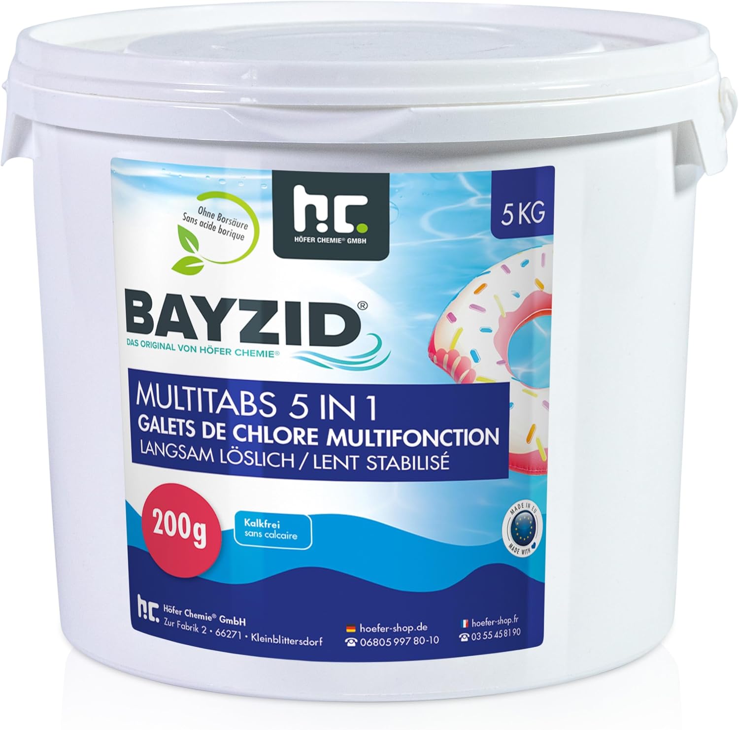 Höfer Chemie 5 kg Galets Chlore 200g